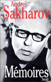 Cover of: Mémoires by Andrei Sakharov