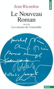 Cover of: Le nouveau roman by Jean Ricardou