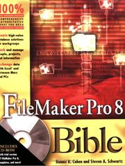 Cover of: FileMaker Pro 8 Bible
