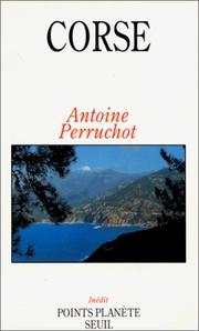 Cover of: Corse by Antoine Perruchot