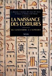 Cover of: La Naissance des écritures