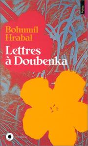 Cover of: Lettres à Doubenka