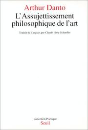 Cover of: L'assujettissement philosophique de l'art