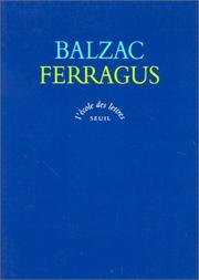 Cover of: Ferragus by Honoré de Balzac