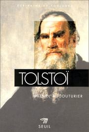 Cover of: Tolstoï by Michel Aucouturier