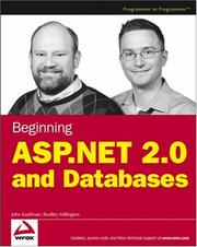 Cover of: Beginning ASP.NET 2.0 and Databases (Wrox Beginning Guides)