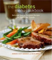 Cover of: The Diabetes Menu Cookbook: Delicious Special-Occasion Recipes for Family and Friends