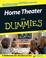 Cover of: Home Theater For Dummies (For Dummies (Computer/Tech))
