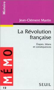 Cover of: La Révolution française