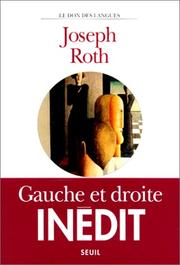 Cover of: Gauche et droite
