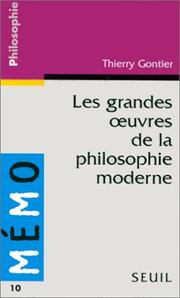 Cover of: Les grandes oeuvres de la philosophie moderne