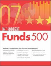 Cover of: Morningstar Funds 500: 2007 (Morningstar Funds 500)