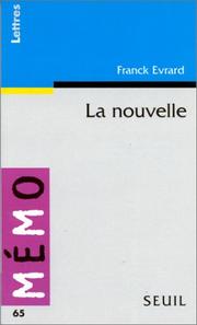 Cover of: La nouvelle