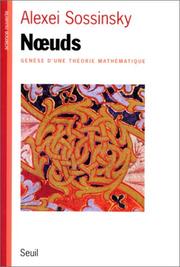 Cover of: Noeuds by Alexei Sossinsky