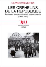 Cover of: Les Orphelins de la République