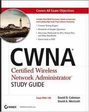 Cover of: CWNA by David D. Coleman, David A. Westcott