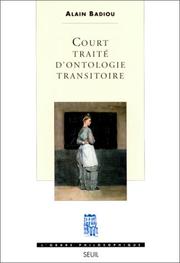 Cover of: Court traité d'ontologie transitoire