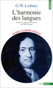 Cover of: L'harmonie des langues