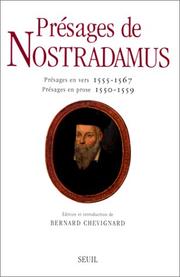 Cover of: Présages de Nostradamus by Michel de Nostredame