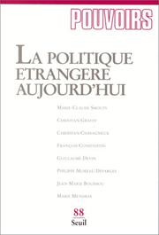 Cover of: La Politique étrangère aujourd'hui