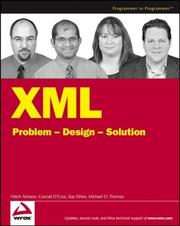 Cover of: XML Problem Design Solution (Programmer to Programmer)