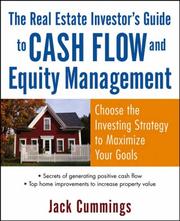 Cover of: The Real Estate Investor's Guide to Cash Flow and Equity Management by Jack Cummings
