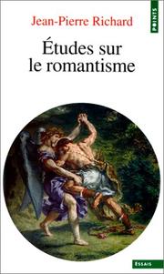 Cover of: Etudes sur le romantisme