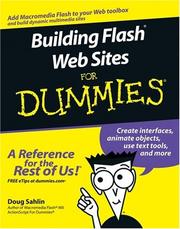 Cover of: Building Flash Web Sites For Dummies