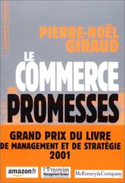 Cover of: Le Commerce des promesses : Petit traité sur la finance moderne