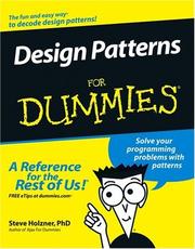 Cover of: Design Patterns For Dummies by Steven Holzner