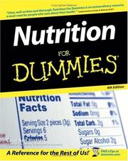 Cover of: Nutrition For Dummies (Nutrition for Dummies) by Carol Ann Rinzler