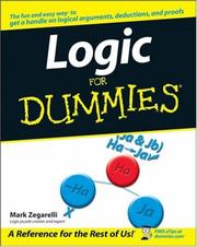 Cover of: Logic For Dummies by Mark T. Zegarelli