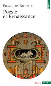 Cover of: Poésie et Renaissance