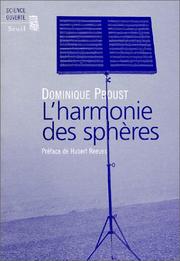 Cover of: L'Harmonie des sphères