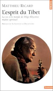 Cover of: L'esprit du Tibet