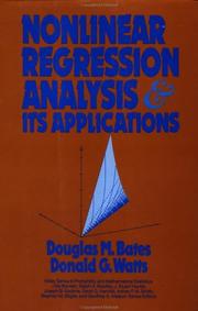 Cover of: Nonlinear regression analysis and its applications by Douglas M. Bates
