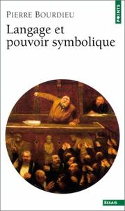 Cover of: Langage et pouvoir symbolique