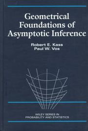 Cover of: Geometrical foundations of asymptotic inference