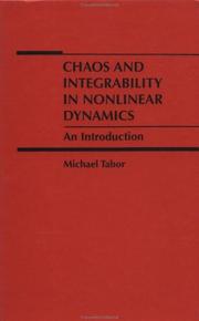 Cover of: Chaos and integrability in nonlinear dynamics by Michael Tabor