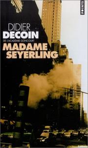 Cover of: Madame Seyerling