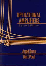 Cover of: Operational amplifiers by Arpad Barna, Arpad Barna