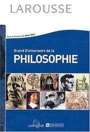 Cover of: Grand Dictionnaire de Philosophie