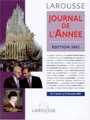 Cover of: Journal de l'année, édition 2002  by Jules Chancel, Philippe Faverjon