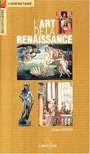 L'art de la Renaissance by Gérard Legrand