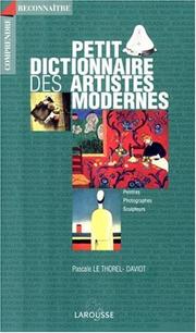 Cover of: Petit dictionnaire des artistes modernes