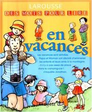 Cover of: En Vacances by Librairie Larousse