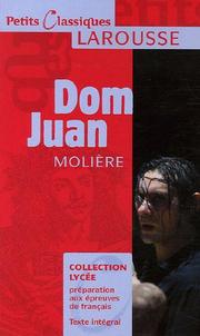 Cover of: Dom Juan by Molière