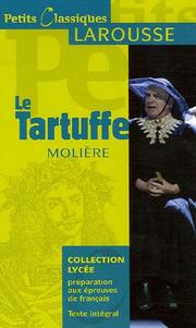 Cover of: Le Tartuffe (Petits Classiques) by Molière