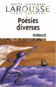 Cover of: Poesies Diverses