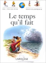 Cover of: Le temps qu'il fait by Laure Chémery